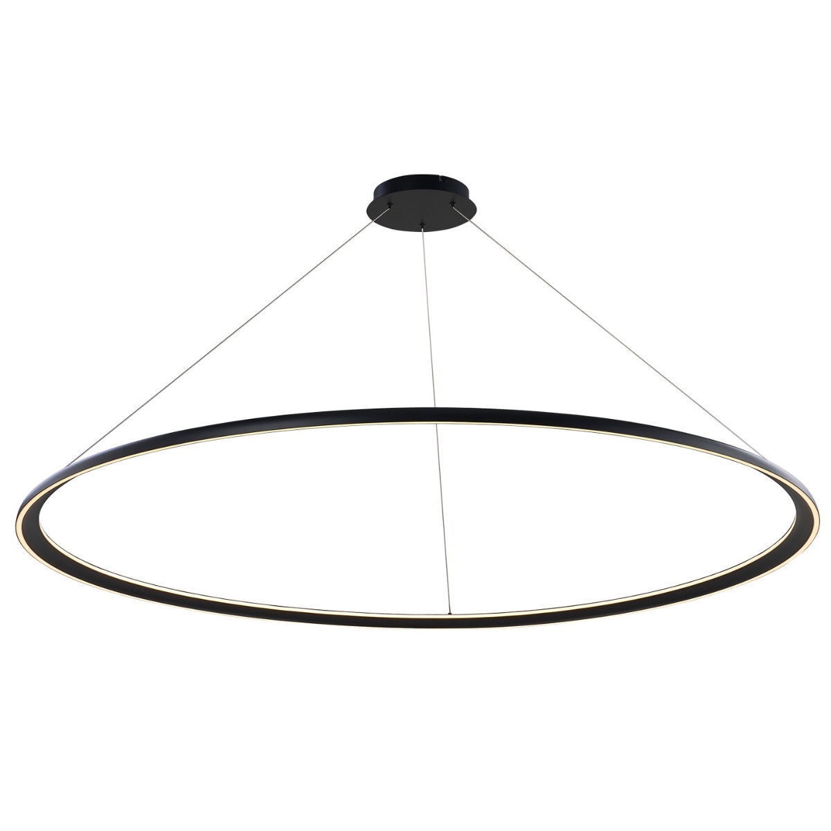 60" Dual Illuminated Ring Pendant