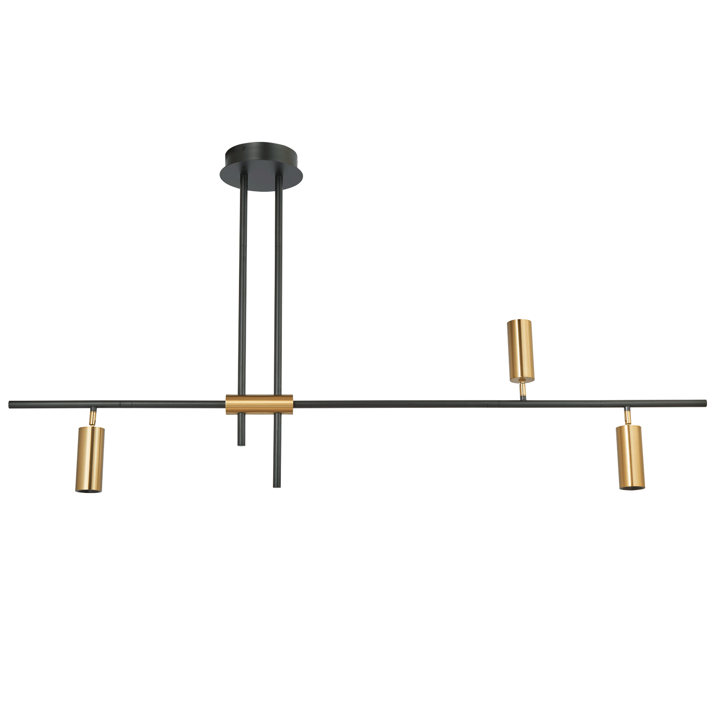 3-Light Cylinder Spotlight Pendant