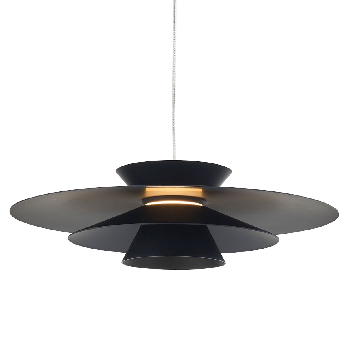 Three Shade Pendant includes 120" Cord and Uni-Jack Plug