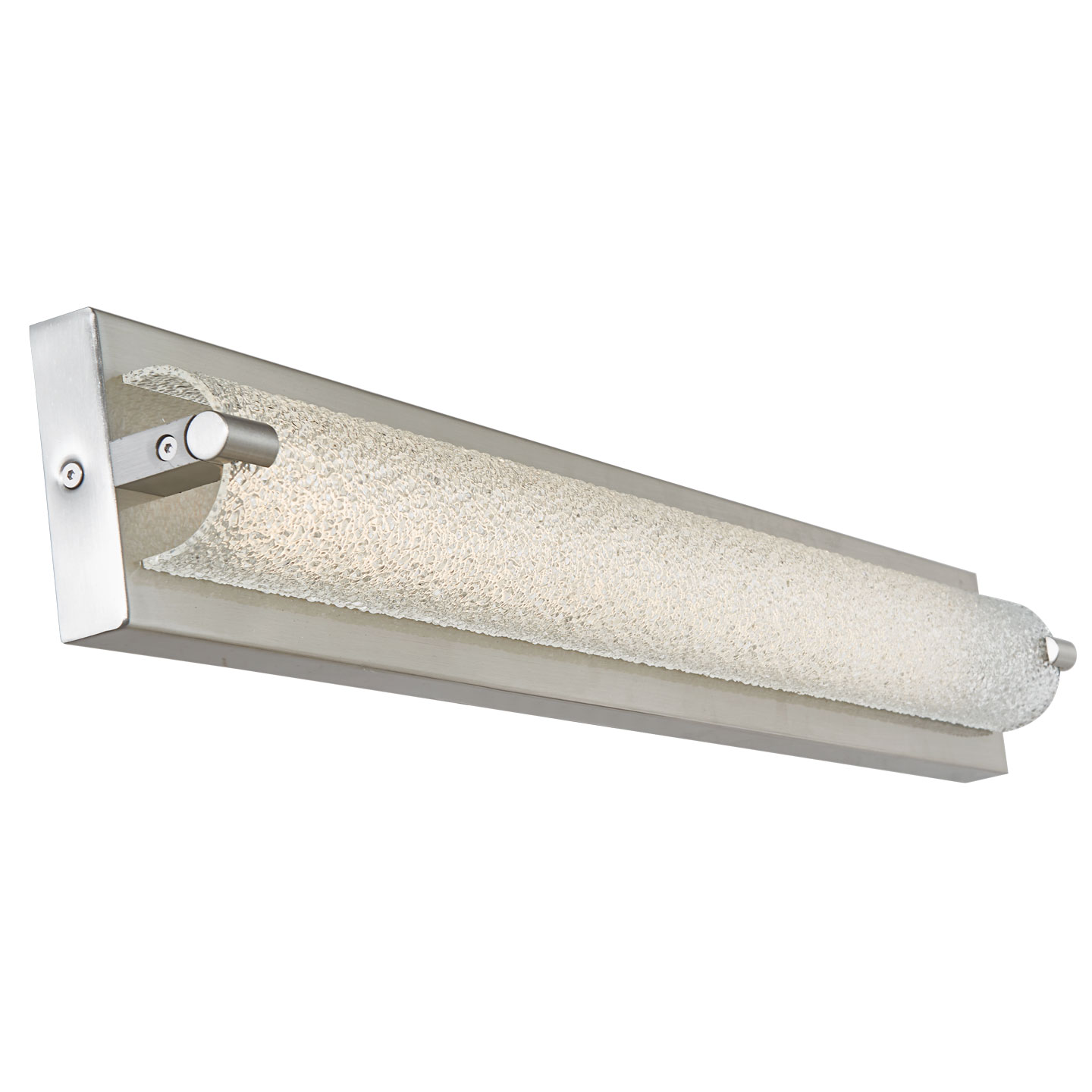 Curved Water Glass LED vanity