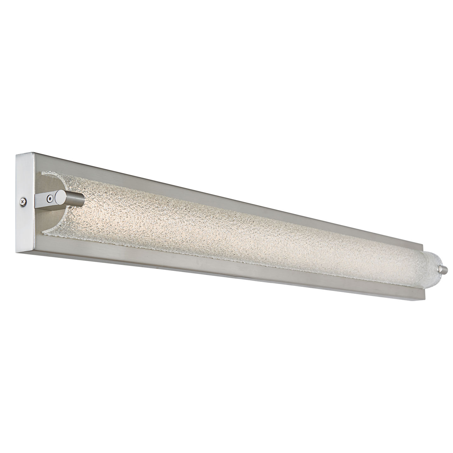 Curved Water Glass LED vanity