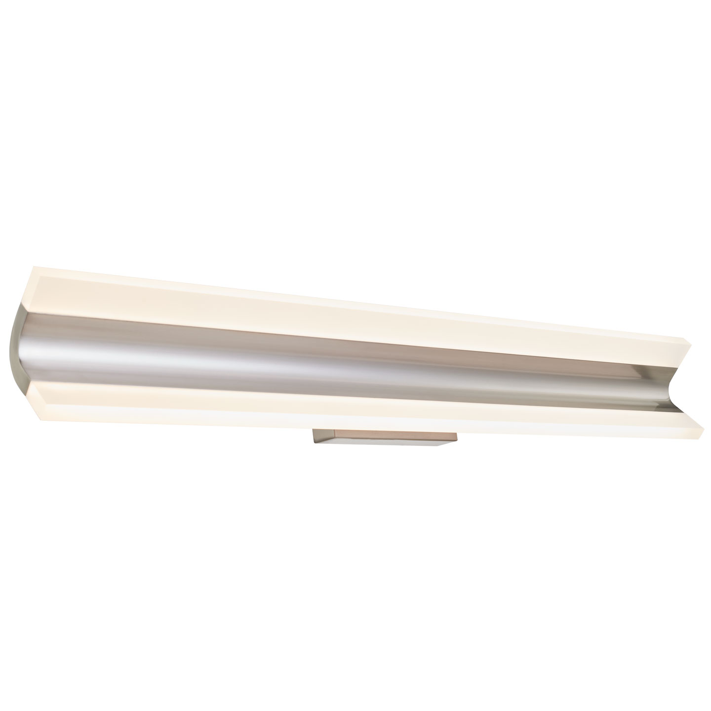 Curved Acrylic Twin Bar Vanity