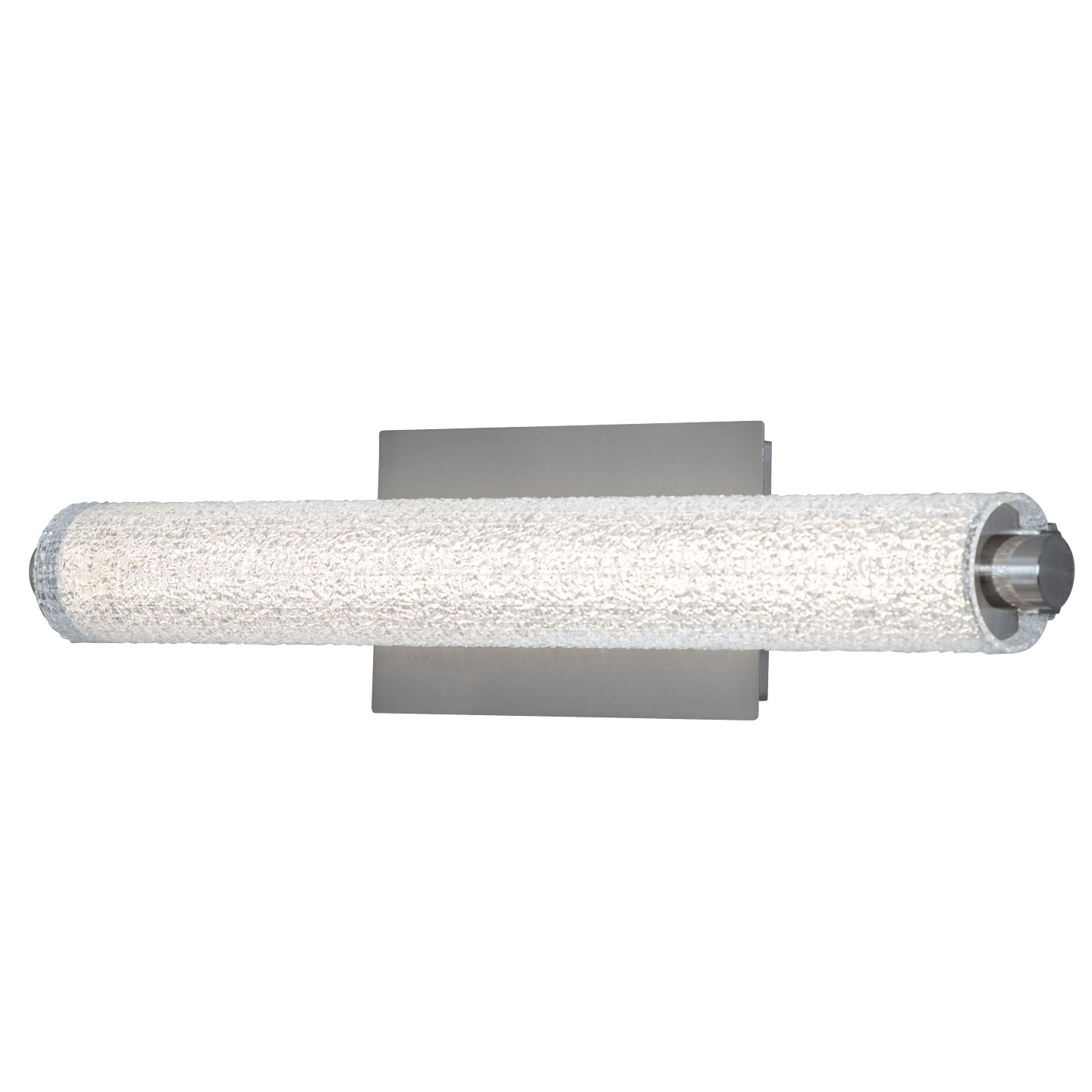 20" Hand Blown Diamond Glass Tube LED Vanity