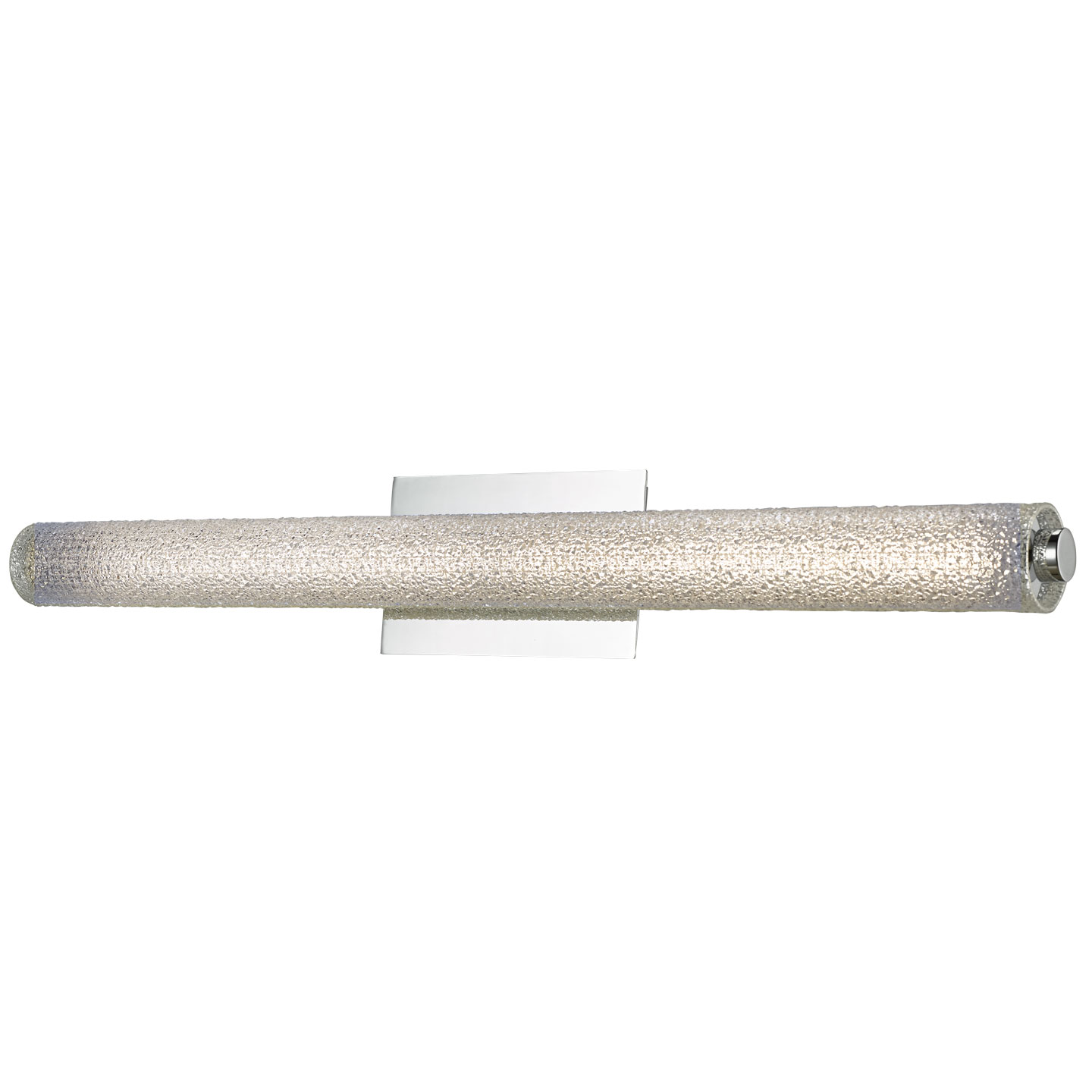 31" Hand Blown Diamond Glass Tube LED Vanity