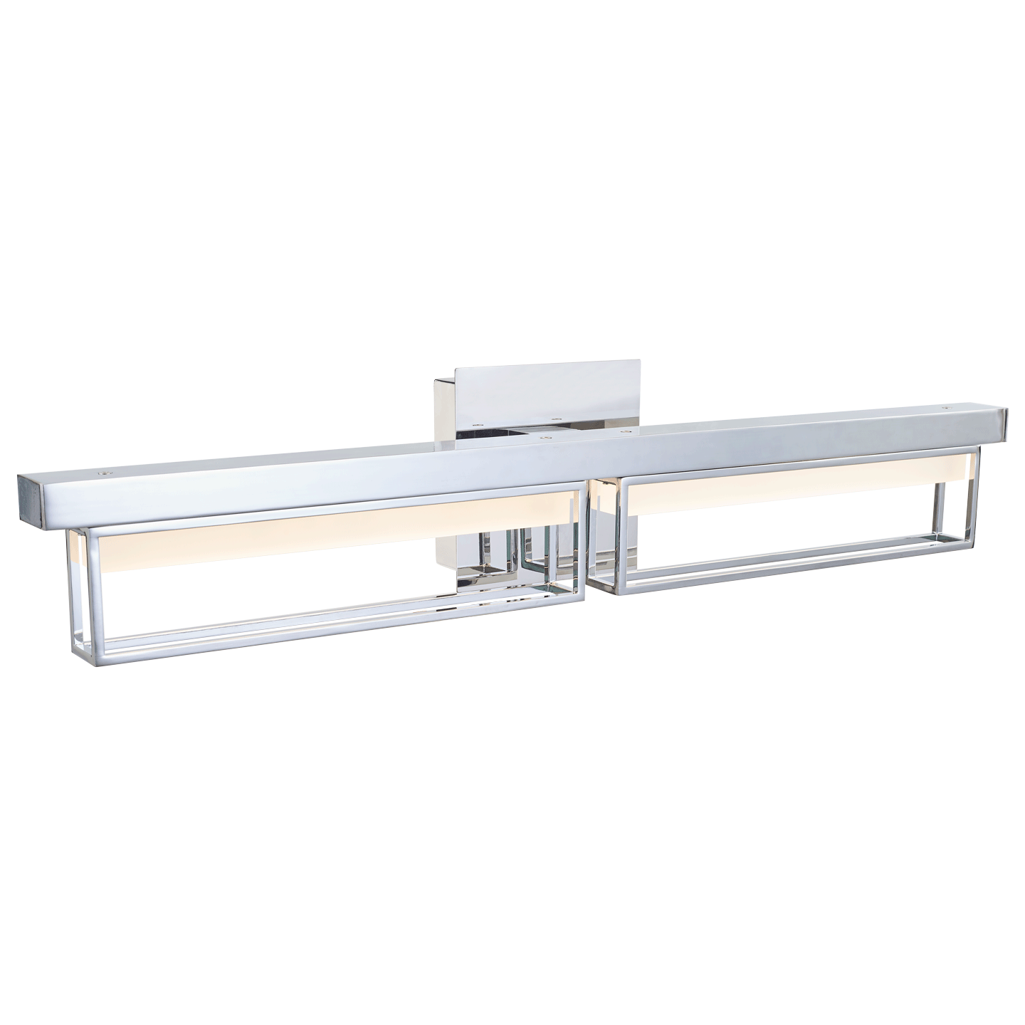 Medium Framed Vanity with Frosted Glass Diffuser
