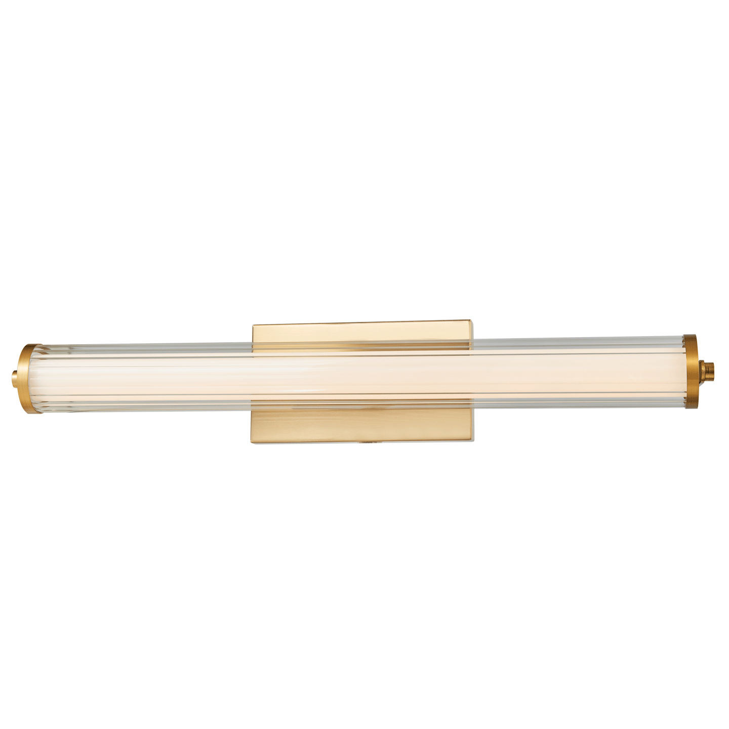 Fluted Clear Glass Vanity