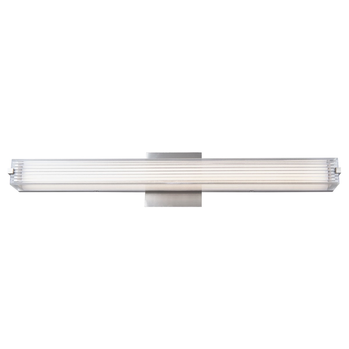 24" Ribbed Square Glass Vanity