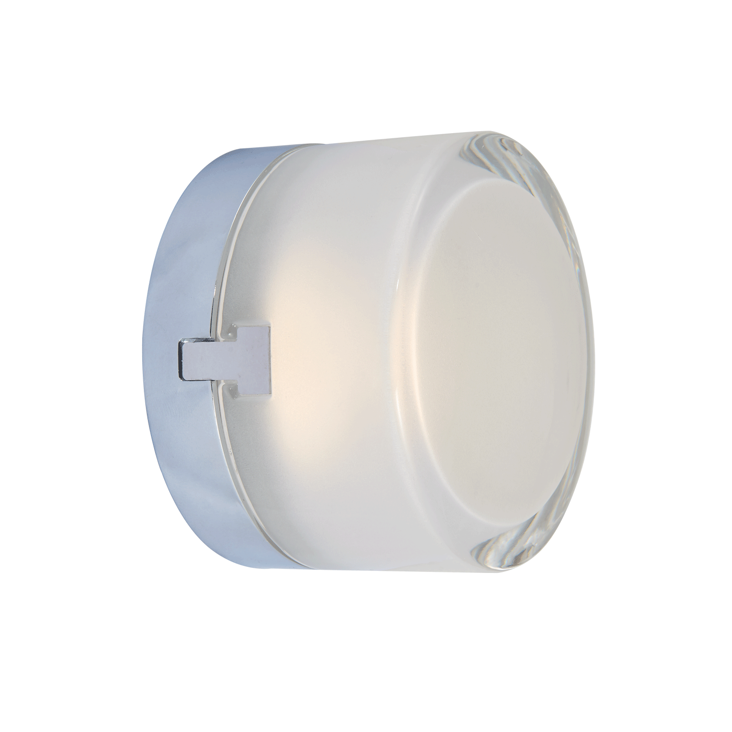 Wet Location Moulded Glass Steam Rated Wall or Ceiling Fixture