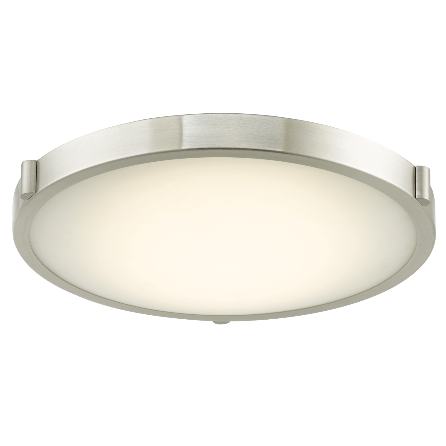 17" Low Profile Frosted Glass Flushmount with High Output Dimmable LED