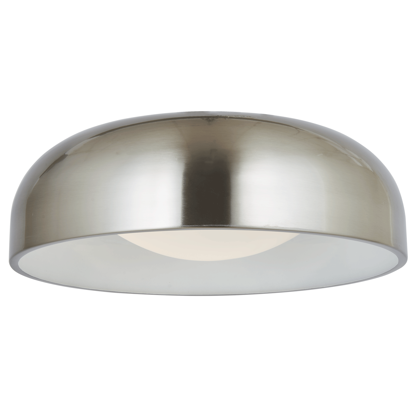 17" 3CCT Inner Curve Flushmount with Opal Glass Diffuser