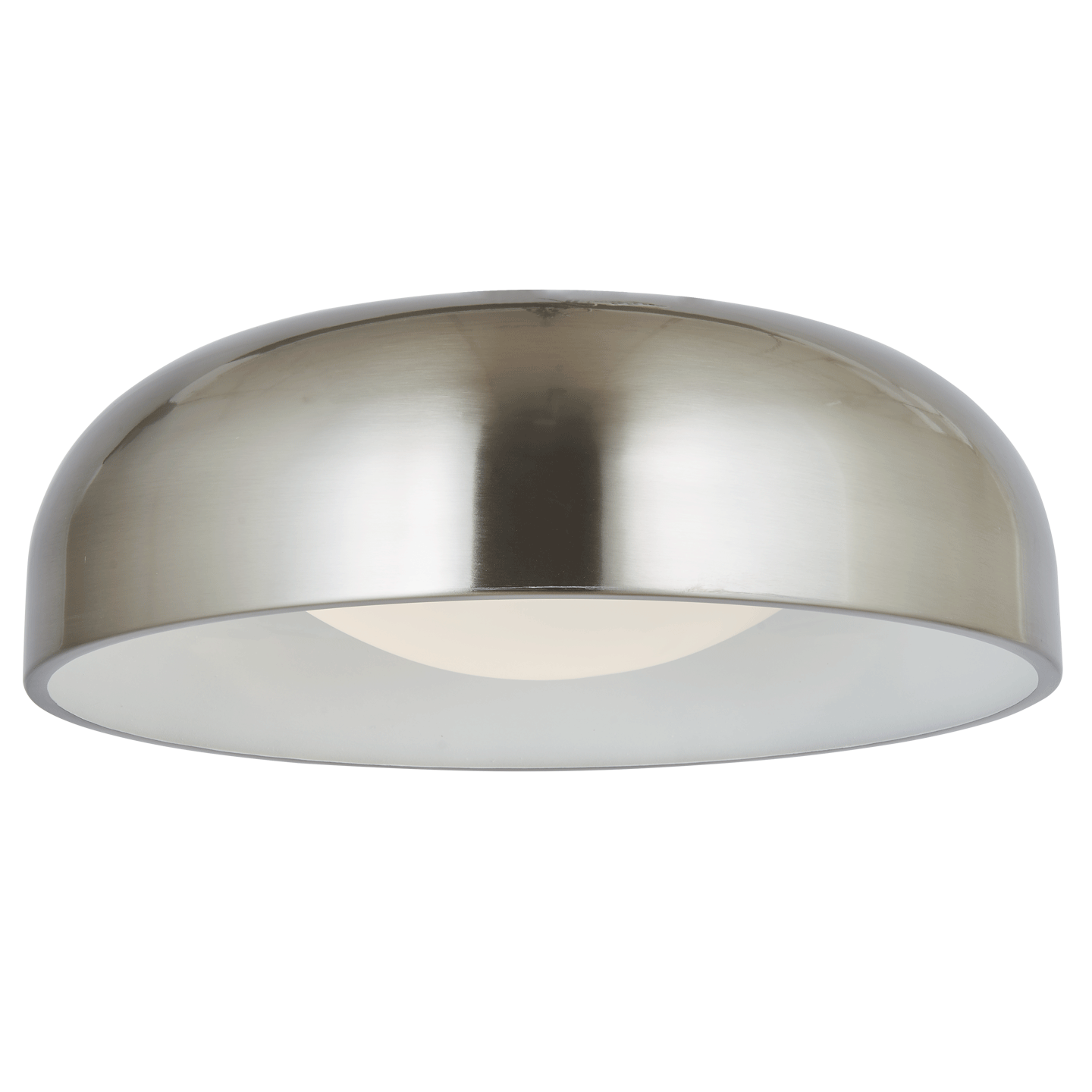 17" 3CCT Inner Curve Flushmount with Opal Glass Diffuser