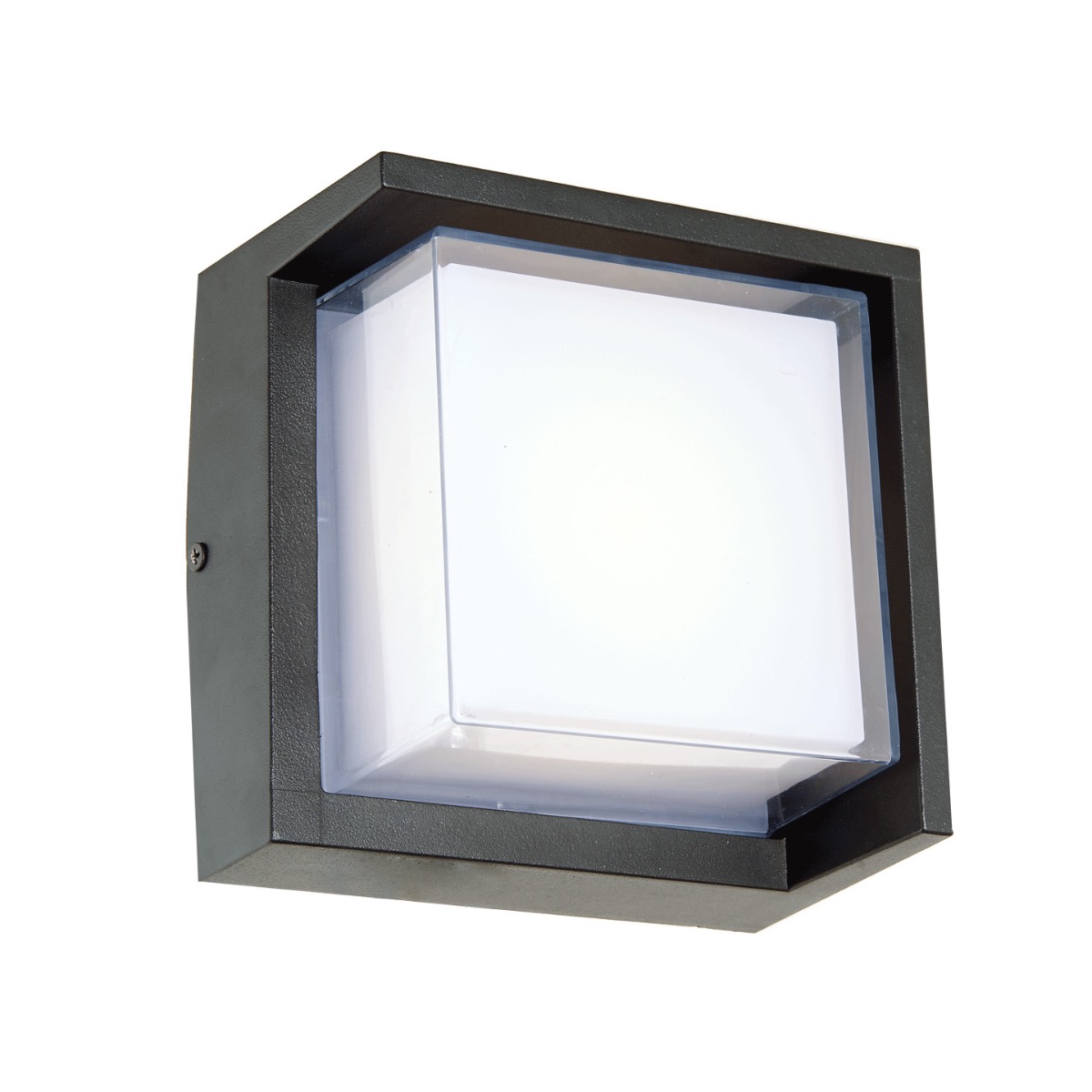 Square Hooded Wet Location Wall Sconce 