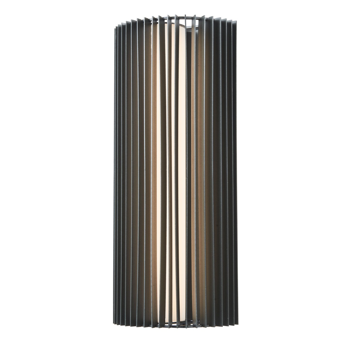 16" 3CCT Steel Ribbed Wall Fixture
