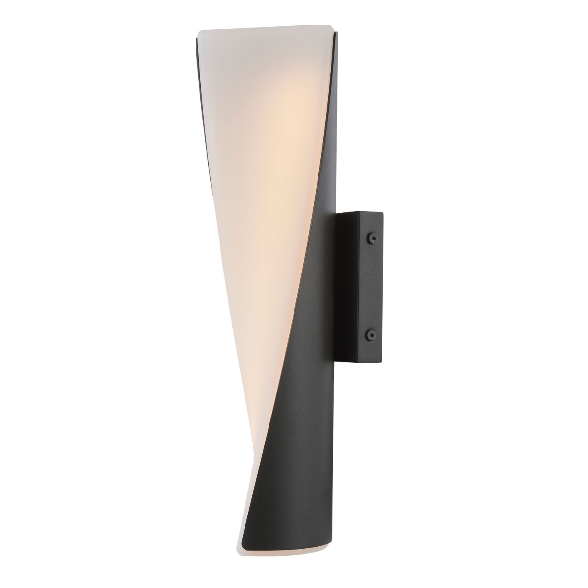 3CCT Twirled Acrylic Wet Location Wall Fixture