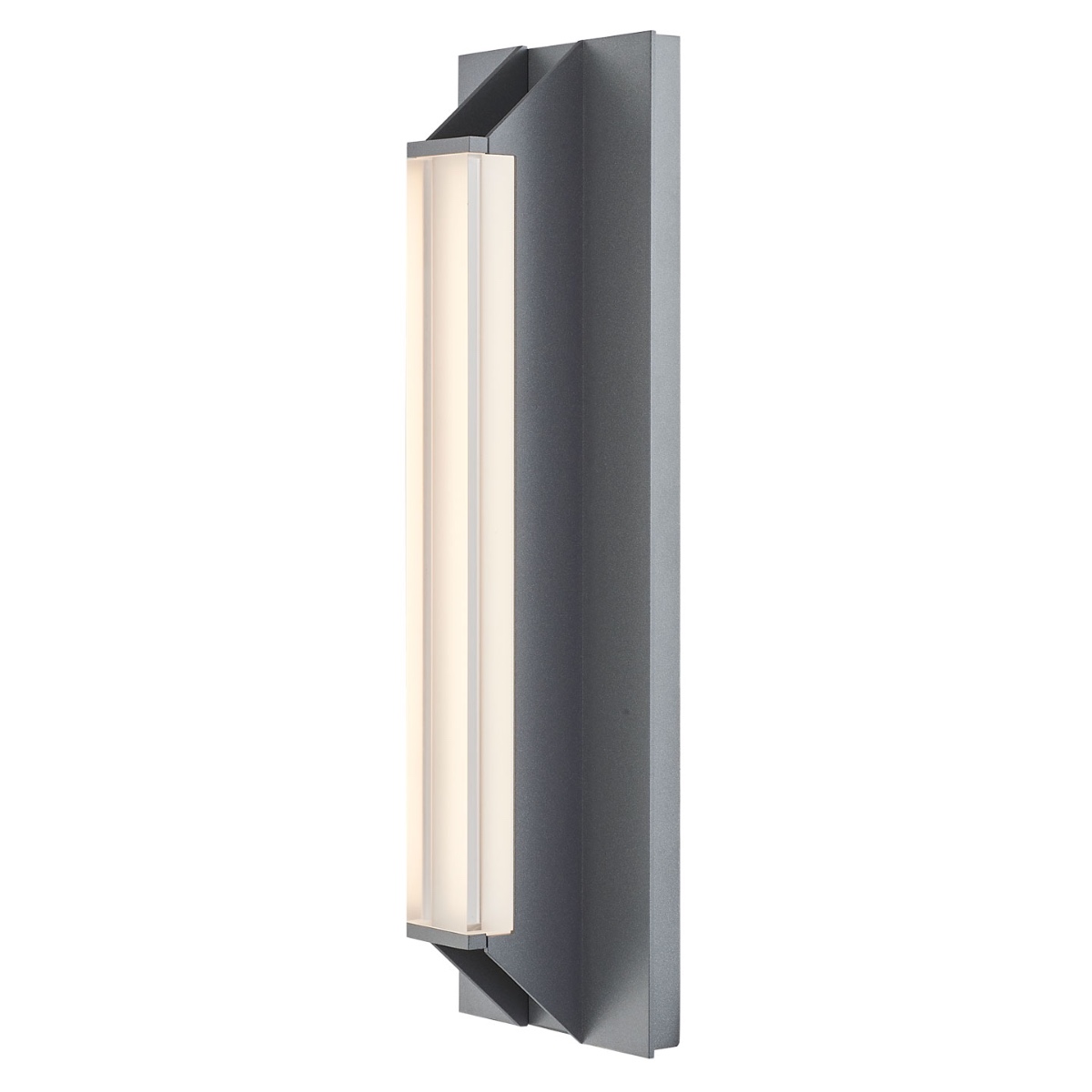 16" Outdoor Wall Sconce with Frosted Glass Diffuser